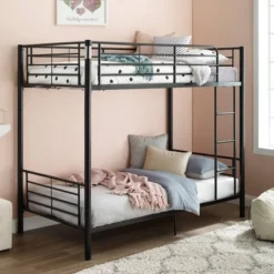 Twin Over Twin Analise Metal Bunk Bed - Saracina Home -Saracina Home Shop GUEST 01b9c11c 350a 4708 b1a7 3e76df472255