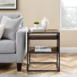 Modern Wood And Metal Side Table With Open Storage - Saracina Home 9 Modern Wood And Metal Side Table With Open Storage - Saracina Home -Saracina Home Shop GUEST 028ecc80 0ce8 46a2 9b2d 23f0111a2d4d
