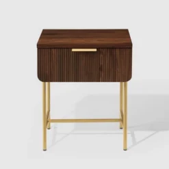 Modern Reeded 1 Drawer Side Table - Saracina Home 17 Modern Reeded 1 Drawer Side Table - Saracina Home -Saracina Home Shop GUEST 0450f360 3922 4f26 be06 6b3174d6d3e0