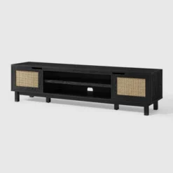 Modern Boho Storage TV Stand For TVs Up To 80" With Rattan Doors - Saracina Home 15 Modern Boho Storage TV Stand For TVs Up To 80" With Rattan Doors - Saracina Home -Saracina Home Shop GUEST 05b74f8b 15fd 47e0 805b d65b865792a5