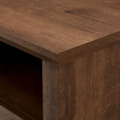 Avalene Rustic Farmhouse Corner TV Stand For TVs Up To 50" Natural Walnut - Saracina Home -Saracina Home Shop GUEST 05c663c5 54f4 4551 90d0 0a88cef3d033