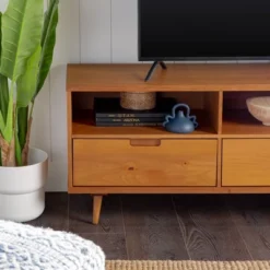 Cara 3 Drawer Mid-Century Modern 3 Drawer TV Stand For TVs Up To 80" - Saracina Home 22 Cara 3 Drawer Mid-Century Modern 3 Drawer TV Stand For TVs Up To 80" - Saracina Home -Saracina Home Shop GUEST 0824ed10 634d 442e 93d1 6435deb8cb30