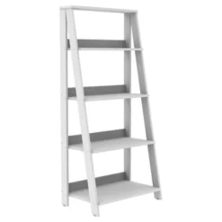 55" Thatcher Transitional Wood 4 Shelf Ladder Bookshelf - Saracina Home -Saracina Home Shop GUEST 0904d5a7 fe57 4453 8b62 36157b06d31d
