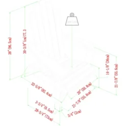 Genovia Transitional Acacia Wood Outdoor Adirondack Chair With Wine Holder - Saracina Home 33 Genovia Transitional Acacia Wood Outdoor Adirondack Chair With Wine Holder - Saracina Home -Saracina Home Shop GUEST 0aef4d95 bfe2 4097 8093 beae1f8df5dc