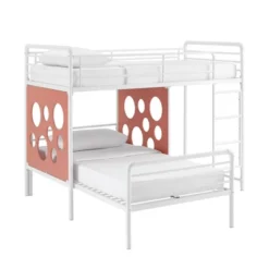 Twin Modern Cut-Out L-Shaped Metal Bunk Bed - Saracina Home -Saracina Home Shop GUEST 0b6c5706 4a46 4bd7 a0fc de6c2680dbc2
