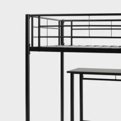 Twin Analise Metal Low Loft Bed With Desk And Storage Black - Saracina Home -Saracina Home Shop GUEST 0c84b46d 2c9c 4f4a b05a 925408f4ae67