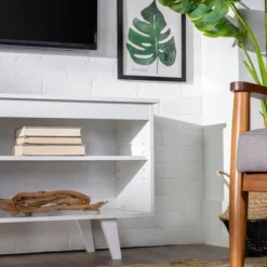 Modern Contemporary Simple Wood Storage Console TV Stand For TVs Up To 65" - Saracina Home 26 Modern Contemporary Simple Wood Storage Console TV Stand For TVs Up To 65" - Saracina Home -Saracina Home Shop GUEST 121471b3 799a 4e6f b3b0 9c049d14972d