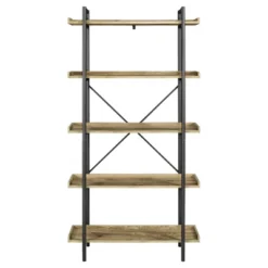 68" 5 Tray Shelf Urban Pipe X Back Bookshelf - Saracina Home 12 68" 5 Tray Shelf Urban Pipe X Back Bookshelf - Saracina Home -Saracina Home Shop GUEST 18cd1433 31a3 4be1 8f59 f88c9c732217
