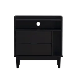 Mid-Century Modern Solid Wood 2 Drawer Nightstand - Saracina Home 27 Mid-Century Modern Solid Wood 2 Drawer Nightstand - Saracina Home -Saracina Home Shop GUEST 1982863b 4c3c 4b72 84f5 197ae0e5e801