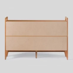 Mid-Century Modern Solid Wood Paneled 6 Drawer Dresser - Saracina Home -Saracina Home Shop GUEST 19a4426e 2b8a 46eb b618 4463c8133a73