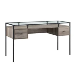 Lamvia Contemporary 2 Tier Glass Top Desk - Saracina Home 13 Lamvia Contemporary 2 Tier Glass Top Desk - Saracina Home -Saracina Home Shop GUEST 19a7252b 2989 4a0c 8d84 a24484b81013