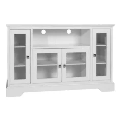 Glass Door Traditional Highboy TV Stand For TVs Up To 58" - Saracina Home 10 Glass Door Traditional Highboy TV Stand For TVs Up To 58" - Saracina Home -Saracina Home Shop GUEST 20444c99 6ff6 457c 8b8f 5a083fc3ba5d