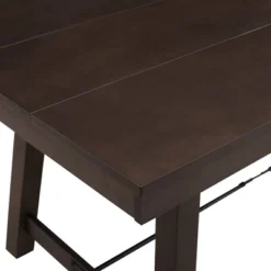 71" Tanya Modern Farmhouse Metal Stretcher Dining Table Dark Brown Oak - Saracina Home 7 71" Tanya Modern Farmhouse Metal Stretcher Dining Table Dark Brown Oak - Saracina Home -Saracina Home Shop GUEST 208d8bf4 5a81 407c b74e 903a2fb0c33f