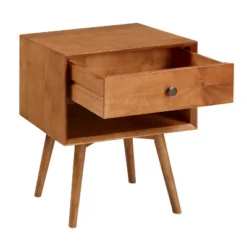 Greenberg 1 Drawer Mid-Century Modern Solid Wood Nightstand - Saracina Home 9 Greenberg 1 Drawer Mid-Century Modern Solid Wood Nightstand - Saracina Home -Saracina Home Shop GUEST 25bb5c69 0a6c 4e3a b08f c7d8cbe3669c
