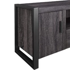 Modern Urban Industrial TV Stand For TVs Up To 65" Charcoal - Saracina Home 5 Modern Urban Industrial TV Stand For TVs Up To 65" Charcoal - Saracina Home -Saracina Home Shop GUEST 2646cb87 d729 4a26 83cd 8fa1fd7bee3d