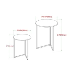 2pc Glam V Leg Nesting Side Tables - Saracina Home 13 2pc Glam V Leg Nesting Side Tables - Saracina Home -Saracina Home Shop GUEST 274a4737 37b8 4868 bad4 66fc1d2cb9ea
