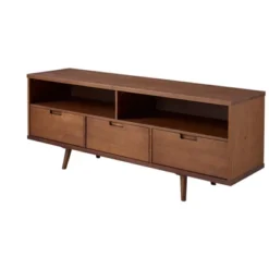 Cara Mid-Century Modern 3 Drawer TV Stand For TVs Up To 65" - Saracina Home 36 Cara Mid-Century Modern 3 Drawer TV Stand For TVs Up To 65" - Saracina Home -Saracina Home Shop GUEST 27a24018 e7a9 4d99 88df 5f5a13923937