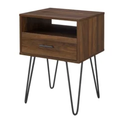 Amal Modern Single Drawer Hairpin Leg Nightstand - Saracina Home 15 Amal Modern Single Drawer Hairpin Leg Nightstand - Saracina Home -Saracina Home Shop GUEST 29a09a09 5302 4c18 9d20 3110a1c0cd5d