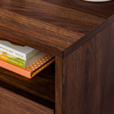 Amal Modern Single Drawer Hairpin Leg Nightstand - Saracina Home 5 Amal Modern Single Drawer Hairpin Leg Nightstand - Saracina Home - Image 5