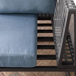 Outdoor Modern Modular Patio Corner Chair Blue - Saracina Home 19 Outdoor Modern Modular Patio Corner Chair Blue - Saracina Home -Saracina Home Shop GUEST 2cf53490 552a 46bc b1af 99fc7e20d9db