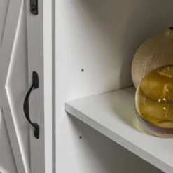 Transitional Sliding Barndoor Highboy TV Stand For TVs Up To 58" - Saracina Home 28 Transitional Sliding Barndoor Highboy TV Stand For TVs Up To 58" - Saracina Home -Saracina Home Shop GUEST 2ec80a84 9305 4427 a645 b2081089efba