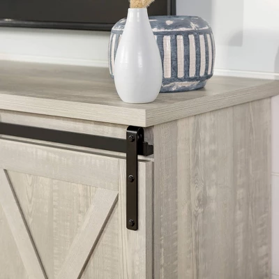 Modern Transitional Sliding Barndoor TV Stand For TVs Up To 65"- Saracina Home 6 Modern Transitional Sliding Barndoor TV Stand For TVs Up To 65"- Saracina Home - Image 6