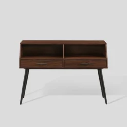 Modern 2 Drawer Angled Console Table - Saracina Home 17 Modern 2 Drawer Angled Console Table - Saracina Home -Saracina Home Shop GUEST 2ff3ec3a 0938 42fb a3a0 f338917c7e08
