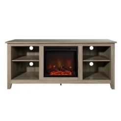 Ackerman Modern Transitional Fireplace TV Stand For TVs Up To 65" - Saracina Home -Saracina Home Shop GUEST 2ffca41e 96fb 4c88 8896 08b99396b378