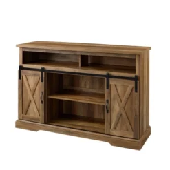 Transitional Sliding Barndoor Highboy TV Stand For TVs Up To 58" - Saracina Home 35 Transitional Sliding Barndoor Highboy TV Stand For TVs Up To 58" - Saracina Home -Saracina Home Shop GUEST 30e67552 0151 4307 86d1 c57d37e38e3b