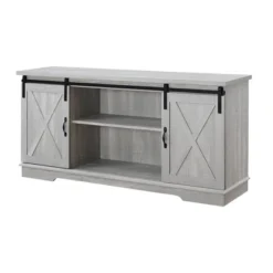 Modern Transitional Sliding Barndoor TV Stand For TVs Up To 65"- Saracina Home 39 Modern Transitional Sliding Barndoor TV Stand For TVs Up To 65"- Saracina Home -Saracina Home Shop GUEST 31a34286 e5bc 4cdb 95bc c04f39622d58
