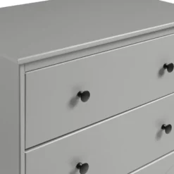 Stiva Classic Mid-Century Modern Vertical 4 Drawer Dresser Gray - Saracina Home -Saracina Home Shop GUEST 31b01b69 acc0 4885 83c2 5c93b1794c8a