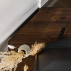 Contemporary Corner TV Stand For TVs Up To 55" Dark Walnut - Saracina Home 19 Contemporary Corner TV Stand For TVs Up To 55" Dark Walnut - Saracina Home -Saracina Home Shop GUEST 3310b685 b3b6 407a 92d8 f4cd39d2fd0f