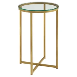 Vivian Glam X Leg Round Side Table - Saracina Home -Saracina Home Shop GUEST 34368b3d aadb 449a b5a0 9d43fa43d7bc