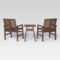 3pc Slatted Chevron Acacia Wood Patio Chat Set - Saracina Home 13 3pc Slatted Chevron Acacia Wood Patio Chat Set - Saracina Home -Saracina Home Shop GUEST 355c74bb 9ea2 47d2 ba1f 7c182d1522b0