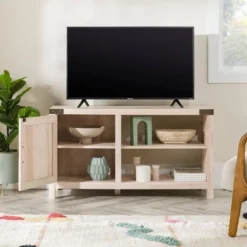 Clarabelle Rustic Industrial Barn Door TV Stand For TVs Up To 50" - Saracina Home -Saracina Home Shop GUEST 3ace1b14 42da 409f ac4c 29eb014a2d66