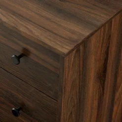 Ivora Lifted Mid-Century Modern Asymmetrical 5 Drawer Dresser - Saracina Home -Saracina Home Shop GUEST 3ded65b6 e624 4948 8b7c b3cd94146d77