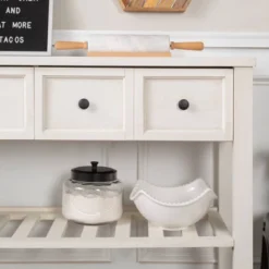 48" Farmhouse Solid Wood 2 Drawer Buffet White - Saracina Home 14 48" Farmhouse Solid Wood 2 Drawer Buffet White - Saracina Home -Saracina Home Shop GUEST 4072e9fb 834f 40c9 bb46 3cbe1815eaad