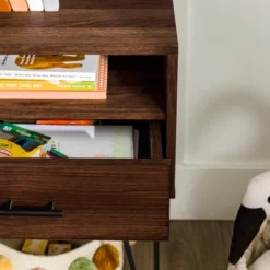 Amal Modern Single Drawer Hairpin Leg Nightstand - Saracina Home 20 Amal Modern Single Drawer Hairpin Leg Nightstand - Saracina Home -Saracina Home Shop GUEST 40c3e588 7762 4a1f ae19 3cbe68902f1e