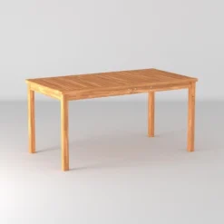 Acacia Wood Patio Simple Rectangle Dining Table - Saracina Home -Saracina Home Shop GUEST 41cb3b6b f156 4573 ae51 8279af59f2cc