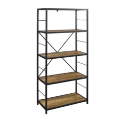 63" 4 Shelf Industrial Transitional Tall Bookshelf - Saracina Home 11 63" 4 Shelf Industrial Transitional Tall Bookshelf - Saracina Home -Saracina Home Shop GUEST 43f6ae14 00e5 4498 b215 cdae8a95d4c2