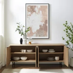 Modern 4 Door Reeded Sideboard - Saracina Home -Saracina Home Shop GUEST 450d82fd 3073 46cc b58d e8be232d61c5