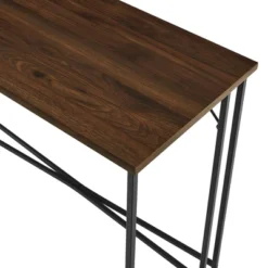 Maxwell Modern Glam Simple Y Leg Writing Desk Dark Walnut - Saracina Home 8 Maxwell Modern Glam Simple Y Leg Writing Desk Dark Walnut - Saracina Home -Saracina Home Shop GUEST 4858e0bf 490a 46dc a55e f2dc7d209800