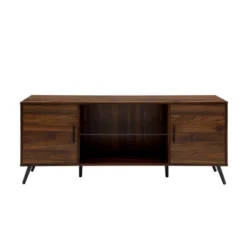 2 Door Mid-Century Modern Wood Storage TV Stand For TVs Up To 65" - Saracina Home -Saracina Home Shop GUEST 49853bf3 b9f4 42e9 9797 872d2fc51fcb