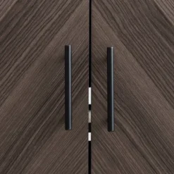 Angelo Modern 2 Door Bookmatch TV Stand For TVs Up To 65" Ash Brown/White - Saracina Home -Saracina Home Shop GUEST 4ba2ea3d 4872 48ae b389 b80063d3c5e9