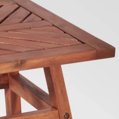 Slatted Chevron Acacia Wood Patio Side Table - Saracina Home 10 Slatted Chevron Acacia Wood Patio Side Table - Saracina Home -Saracina Home Shop GUEST 4bc9e6d6 5f53 42ae 8b30 0af6b9caad9e