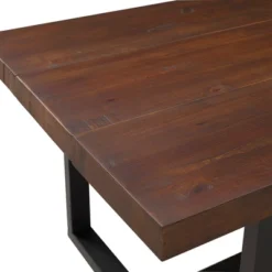 72" Modern Farmhouse Solid Wood Distressed Plank Top Dining Table - Saracina Home -Saracina Home Shop GUEST 4c7771cf 0134 4e60 af5f adf6bf8766c0