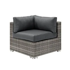 4pc Metal Multi-Shade Rattan Sectional - Gray - Saracina Home -Saracina Home Shop GUEST 4d51d148 6f1f 4126 98af e0a8560a763c