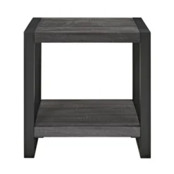 24" Loop Leg Urban Industrial Side Table Charcoal - Saracina Home -Saracina Home Shop GUEST 4f460ba3 bba0 4619 becc 78893dca28a5