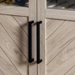 68" Boho Modern Tall Storage Wood Cabinet - Saracina Home -Saracina Home Shop GUEST 504fa6c9 f517 4071 9278 eb5b9777e804