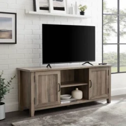 Modern Transitional TV Stand For TVs Up To 65" - Saracina Home